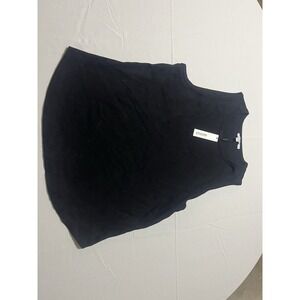 NWT Women's Travelers By Chicos Black Sleeveless Top 3 L
